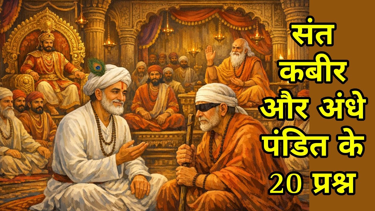 संत कबीर और अंधे पंडित के 20 गूढ़ प्रश्न