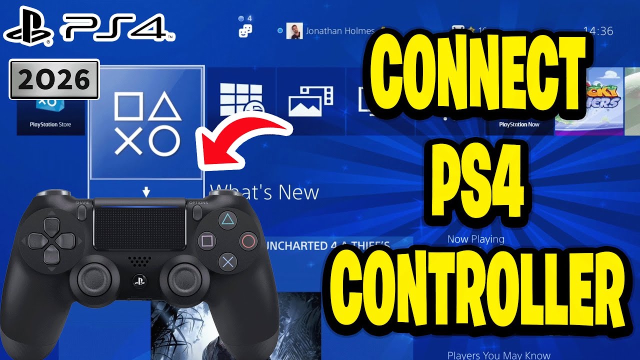 How To Connect PS4 Controller To PS4 - 2026 - YouTube