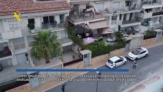 La Guardia Civil desmantela un grupo criminal dedicado a la plantación de marihuana tipo indoor