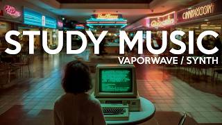 Focus Background Music | Vaporwave / Synth Music for Studying, Focus & Concentration | 80’s Mall screenshot 2