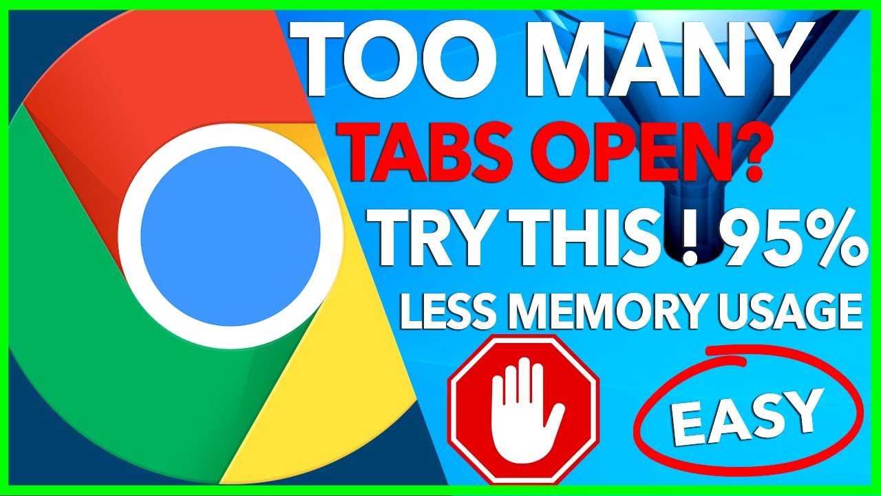 OneTab instantly frees up to 95 percent of memory in Google Chrome