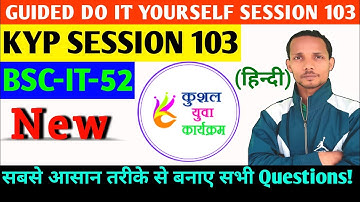 KYP SESSION 103 DO IT YOURSELF || GUIDED DO IT YOURSELF SESSION 103 || KYP SESSION 103