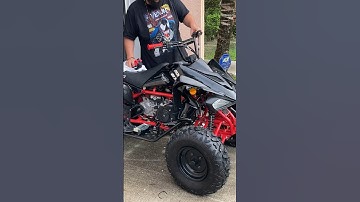 HIS NEW CHINESE ATV!
