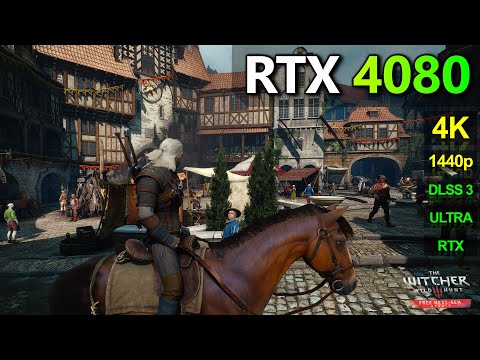 RTX 4080 | The Witcher 3 with Ray Tracing!