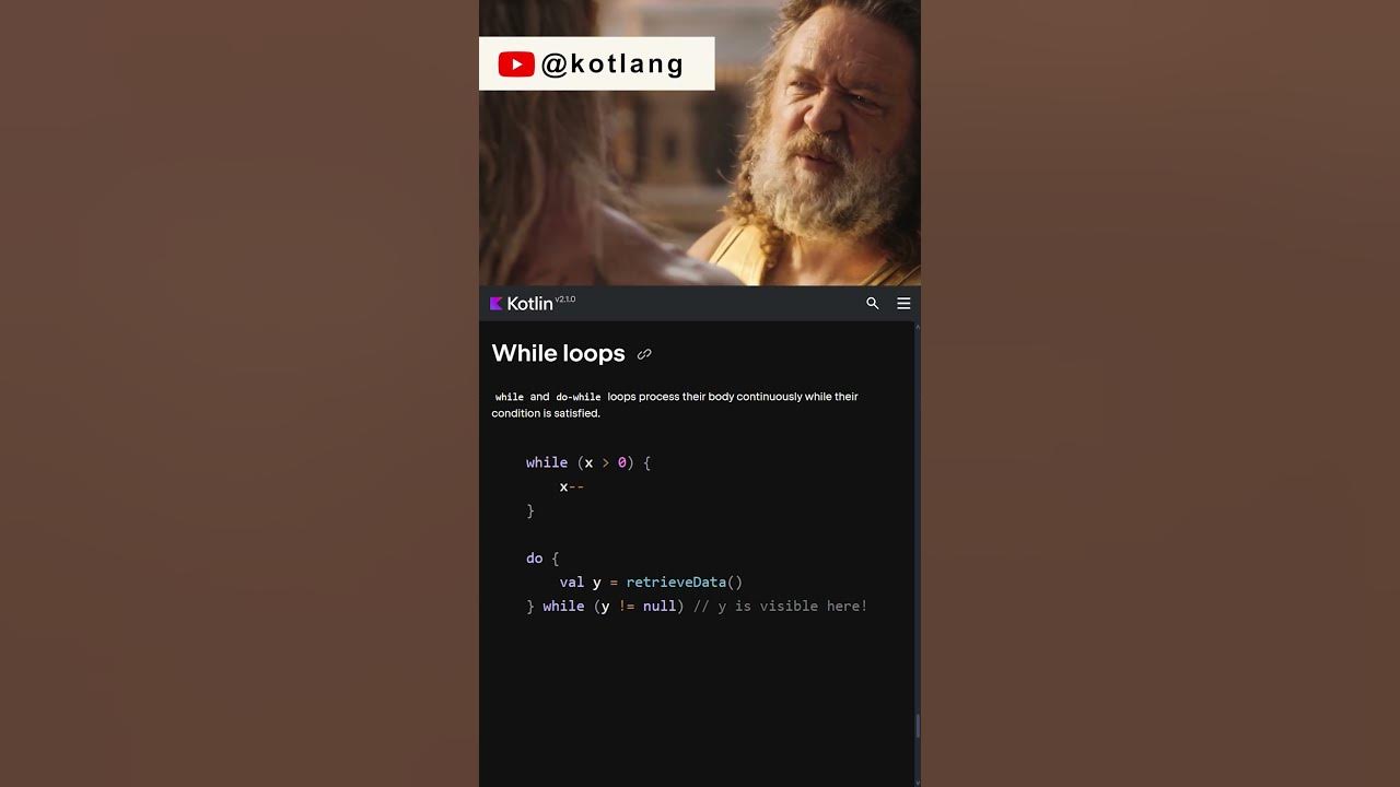 Do-While Loop in Kotlin - YouTube