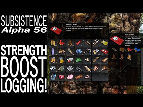 Strength Boost Logging! | Subsistence Single Player Gameplay | EP 322 | Season 5
