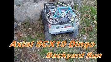 2 Speed Axial SCX10 Dingo Backyard Run
