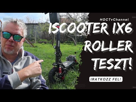 iScooter iX6 1000 wattos roller teszt