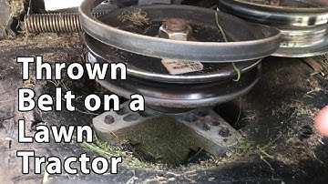 Repositioning a Slipped Belt on a Cub Cadet XT1 Lawn Tractor