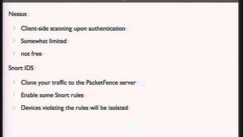 DEFCON 19  PacketFence, The Open Source Nac  What We