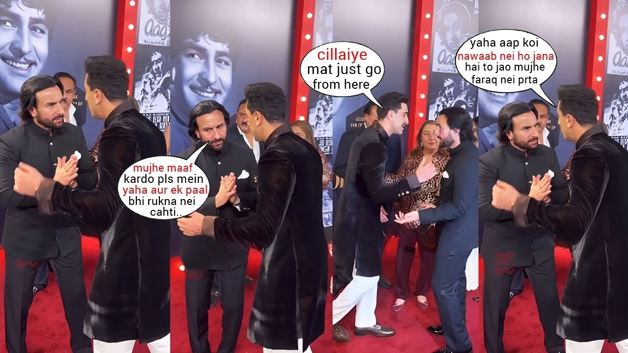 Ranbir Kapoor's Angry reaction with Saif Ali Khan Shouting with Alia walked out infront of media