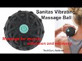 Sanitas Vibrating Massage Ball SMG 05 REVIEW