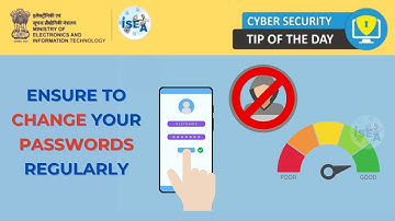 Use strong password and make a practice to change it regularly - Password security