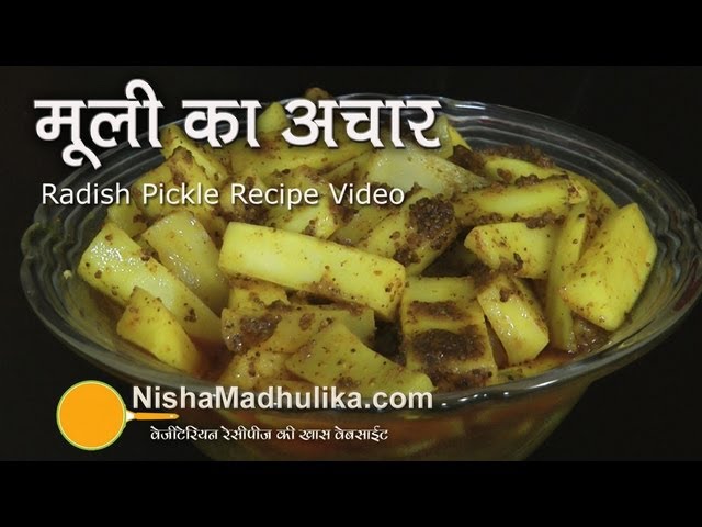 Mooli ka Achar Recipe | Radish Pickle Recipe | Nisha Madhulika | TedhiKheer