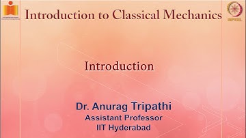 Introduction to Classical Mechanics