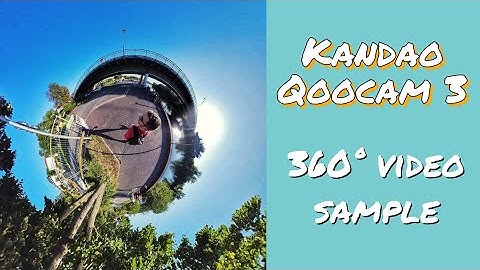 Kandao Qoocam 3 - unedited 360° video daylight sample