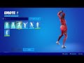 Fortnite ruby skin with sus emotes 