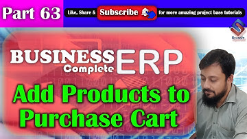 ERP Part 63 Add Products to Purchase Cart in ASP NET MVC