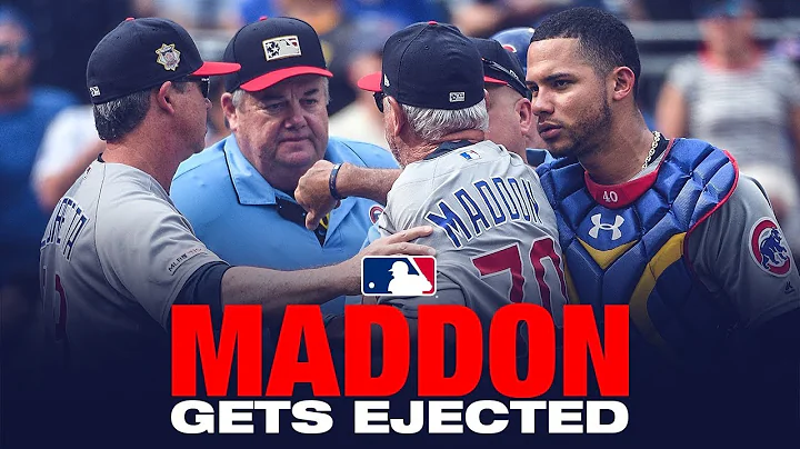 Joe Maddon is Ejected in the Cubs' game against the Pirates