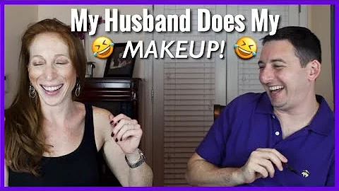 My Hubby Does My Makeup Challenge! | Allison Jacobs