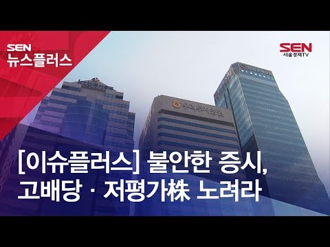[이슈플러스] 불안한 증시, 고배당·저평가株 노려라
