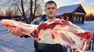 How to fry beef meat deliciously, recipe for beef with fat tail on charcoal, shish kebab