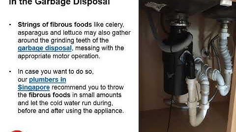 10 Things You Should Never Put Down Your Garbage Disposal