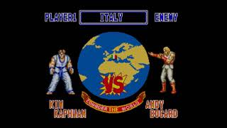 Fatal Fury 2 (SNES)- Kim Kaphwan Playthrough 2/3 @bgasman