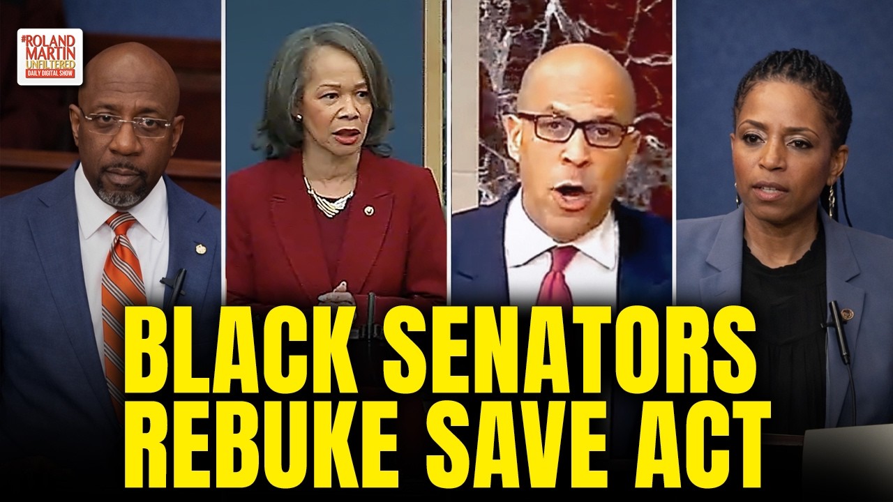 Black Senators Rebuke Trump SAVE Act. Jim Crow 2.0 Tactics Could Disenfranchise Millions