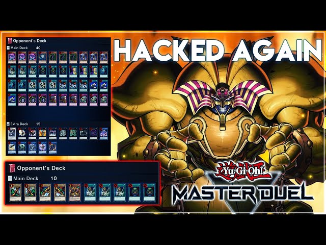 Yu-Gi-Oh! Master Duel is Hacked.. AGAIN! BANNED Cards, 10 Card Decks IN RANKED PVP? KONAMI FIX THIS!