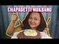 KOREAN BLACK BEAN NOODLES (CHAPAGETTI/JAJANGMYEON) MUKBANG | Chareena Chua