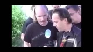 Lars Ulrich Meets An Old Hardcore Fan Backstage