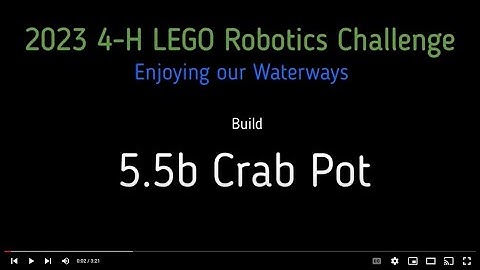 4-H LEGO Challenge build: 5-5b Crab Pot