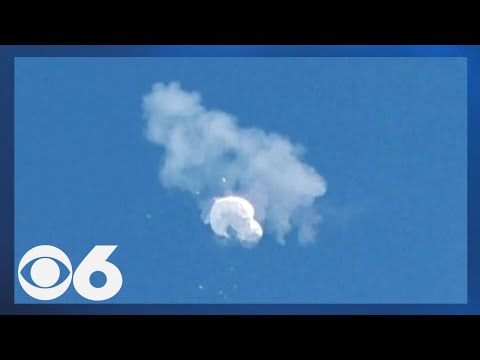 Fighter jet from Langley Air Force Base downs Chinese balloon Fighter jet from Langley Air Force Base downs Chinese balloon