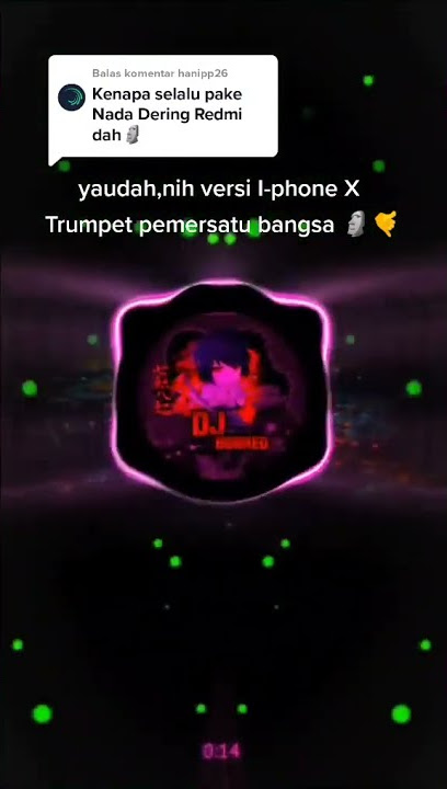 Membalas @hanipp26 versi iPhone x trumpet pemersatu bangsa nih om#djborneo #djnadadering #iphone #j