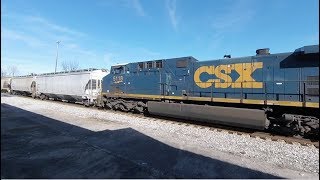 Unit Grain Train - CSX 445, 5118