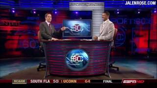 Miami Heat Update 2\/21\/09 - Jalen Rose Discusses on SportsCenter HD