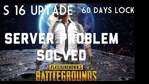server change problem fix it in just 2 minute pubg mobile season 16 problem