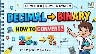 Decimals to Binary System | Computer |