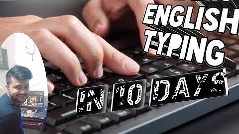How to Learn English Typing in 10 Days - (Day 1) | Free Typing Lessons | Touch Typing course free
