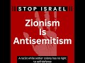 Zionism is Antisemitism | Palestine