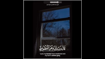 سعد الغامدي | حالات واتس اب دينية سورة مريم 🥺🦋