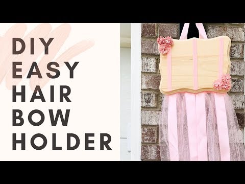 Easy Hair Bow Holder