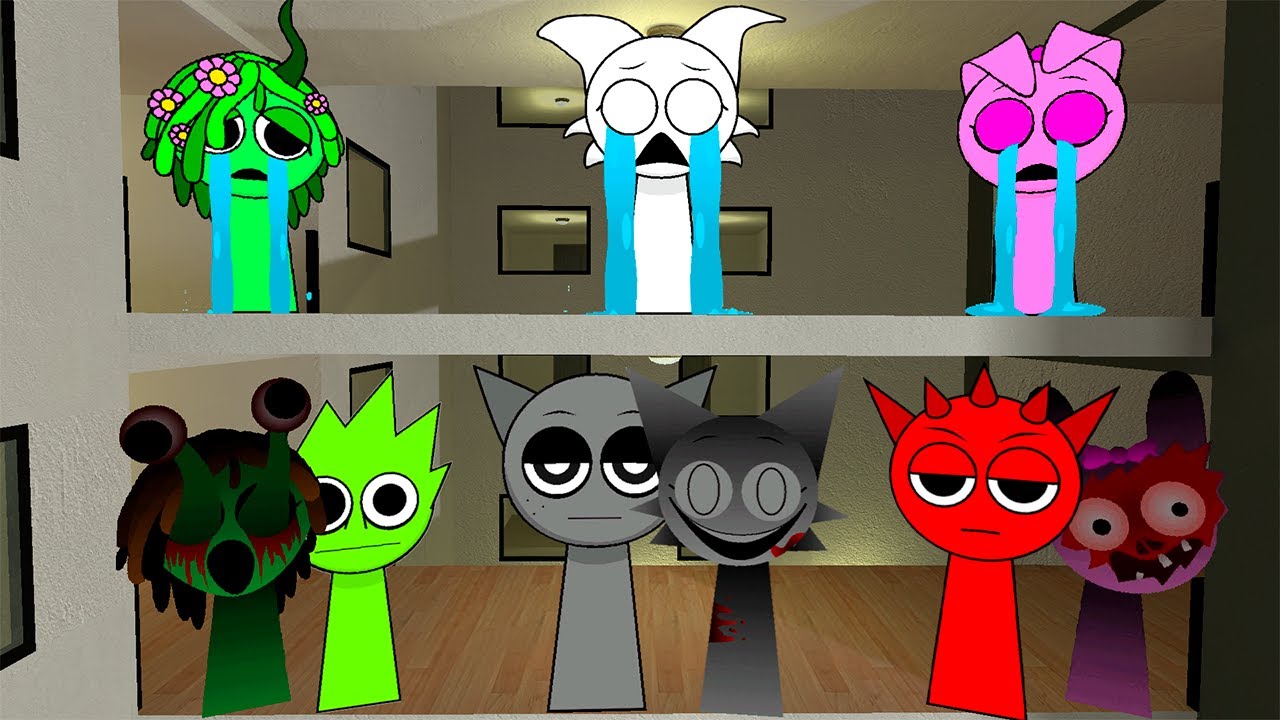 Angry Sprunki Girls Stole the Sprunki Boys