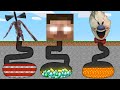 SAKIN YANLIŞ 𝐊ORKUNÇ 𝐋ABİRTENTİ SEÇME! 😱 - Minecraft (Siren Kafa vs Herobrine vs Ice Scream)