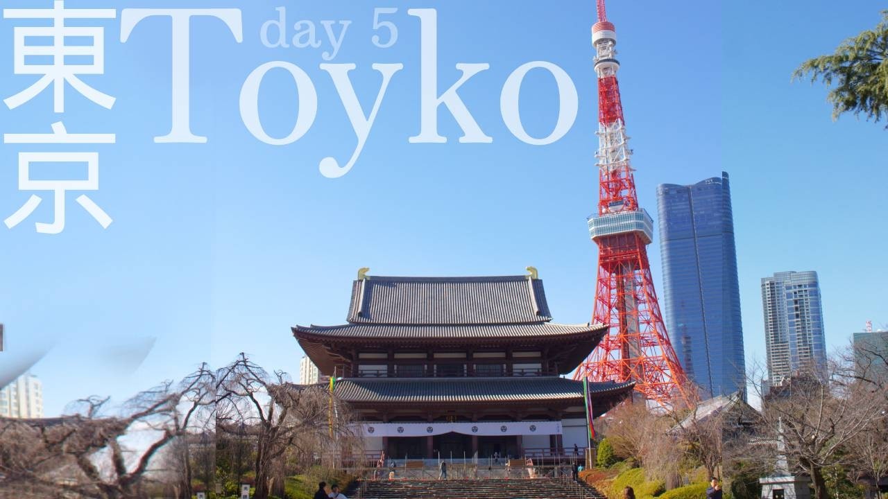 日本 Japan - Day 5 - 東京 Tokyo - Gardens, Temples and Tokyo Tower