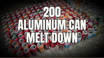 Aluminum Can Melt - ASMR Metal Melting - Melt Make Repeat