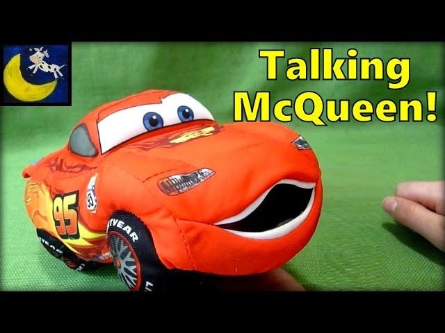Talking Lightning McQueen Plush Toy Review! Disney CARS 2 Talking Race  Pals! 