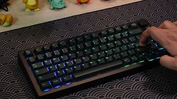 Monsgeek M1 V5 VIA + Akko X HMX Switches (Mirror & Stellar Rose) Sound Test