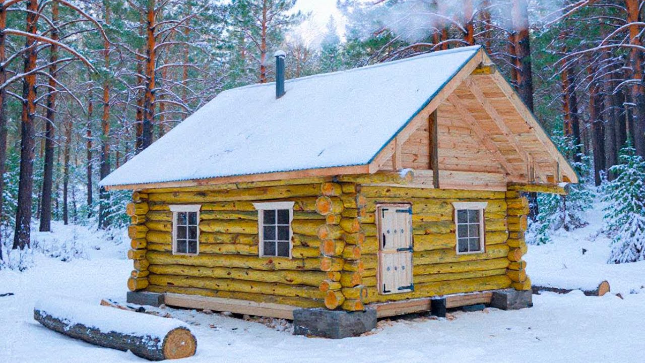 Я построил бревенчатый домик в лесу за 300 дней без всякого опыта